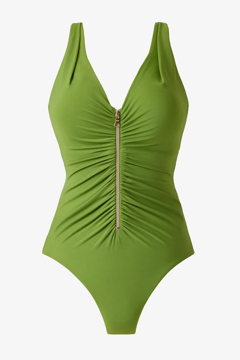 MiracleSuit Razzle Dazzle Zipt One Piece